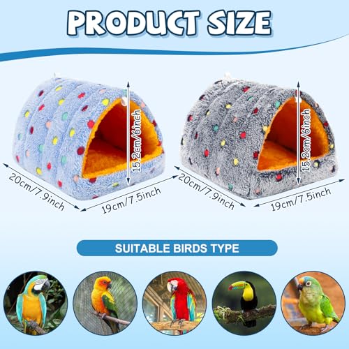PETKNOWS hamaca de felpa para aves añade descanso suave y cómodo.