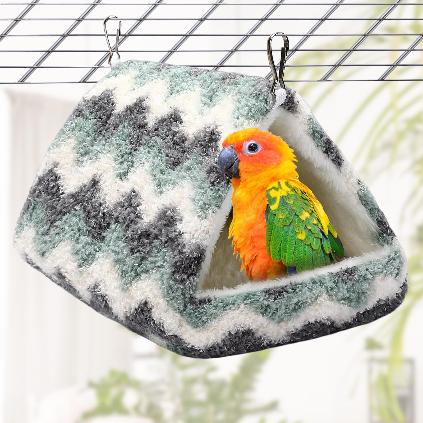 PETKNOWS nido con calor duradero, peluche suave para noches frías.