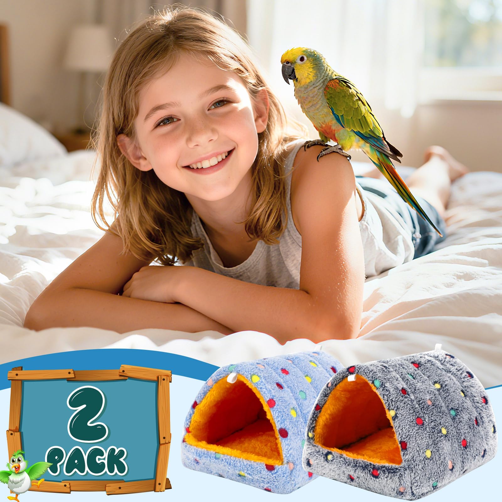 Refugio cálido PETKNOWS para aves pequeños inspira tranquilidad en casa.