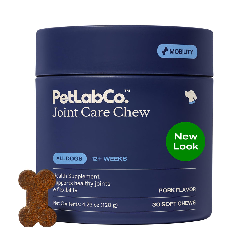 PetLab Co Cuidado Articulaciones Bocadillos Empaque: almacenamiento práctico de las golosinas