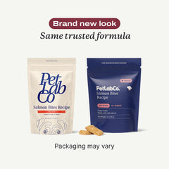 PetLab Co. Bocaditos salmón detalle, textura suave y apetecible para perros