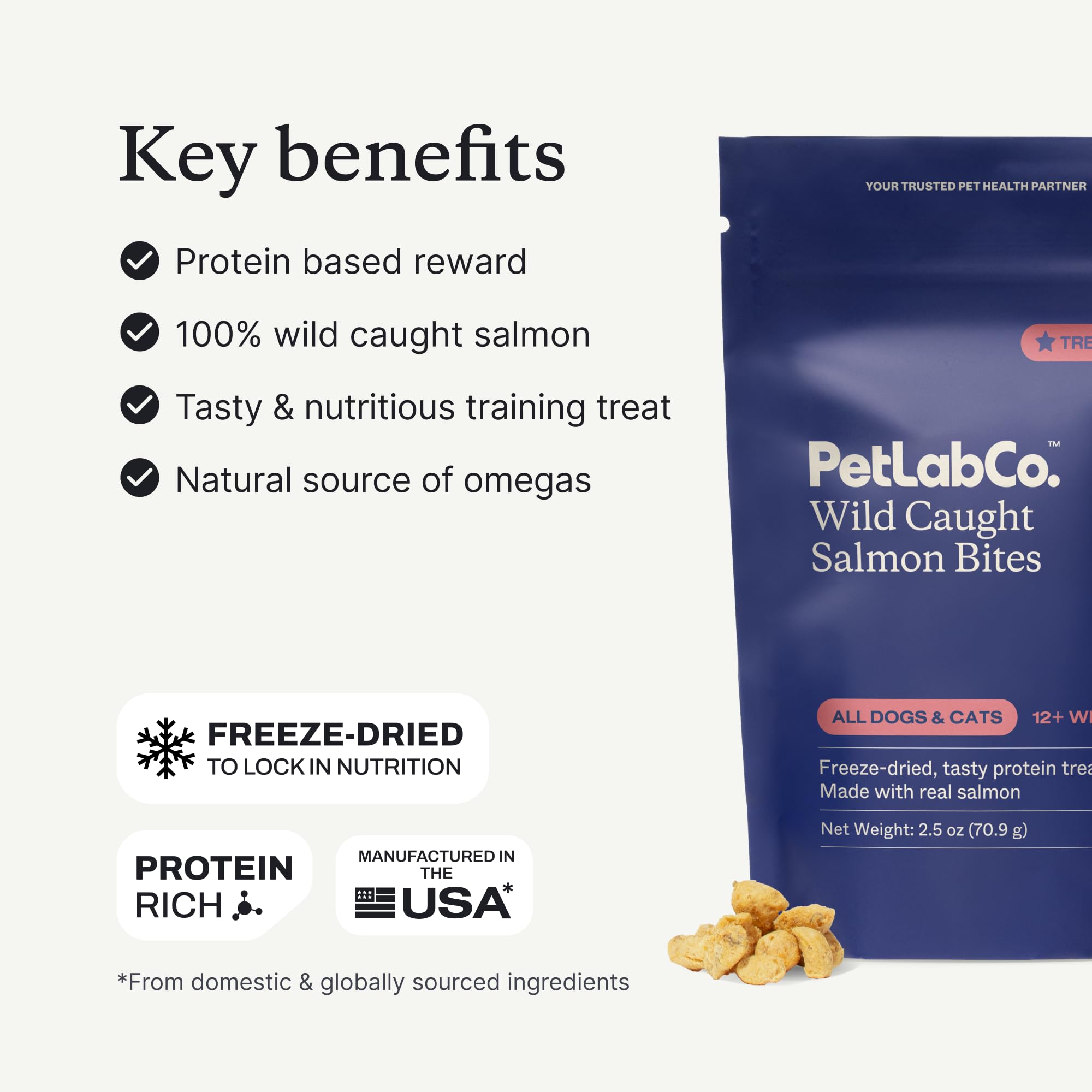 PetLab Co. Fabricación en EE. UU. con ingredientes de calidad