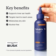PetLab Co Clear Ears fórmula sin alcohol
