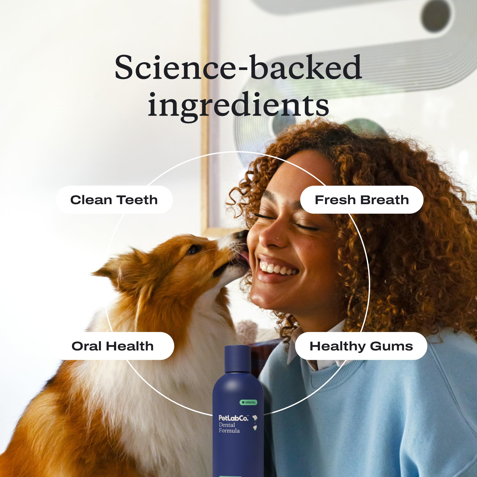 PetLab Co higiene oral diaria sin cepillado, método sencillo para mascotas.
