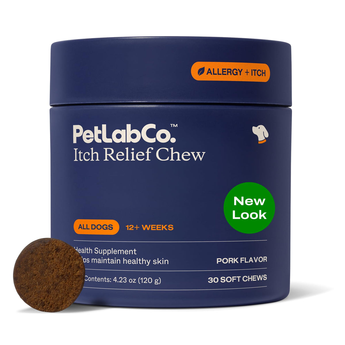 PetLab Co Alivio del picor para perros, empaque visible