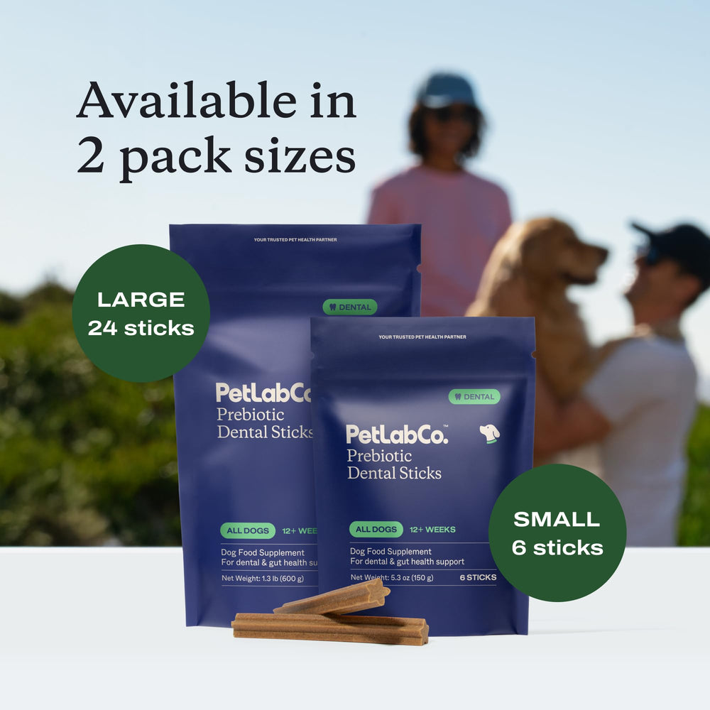 PetLab Co. Palitos dentales: uso diario rápido en casa.