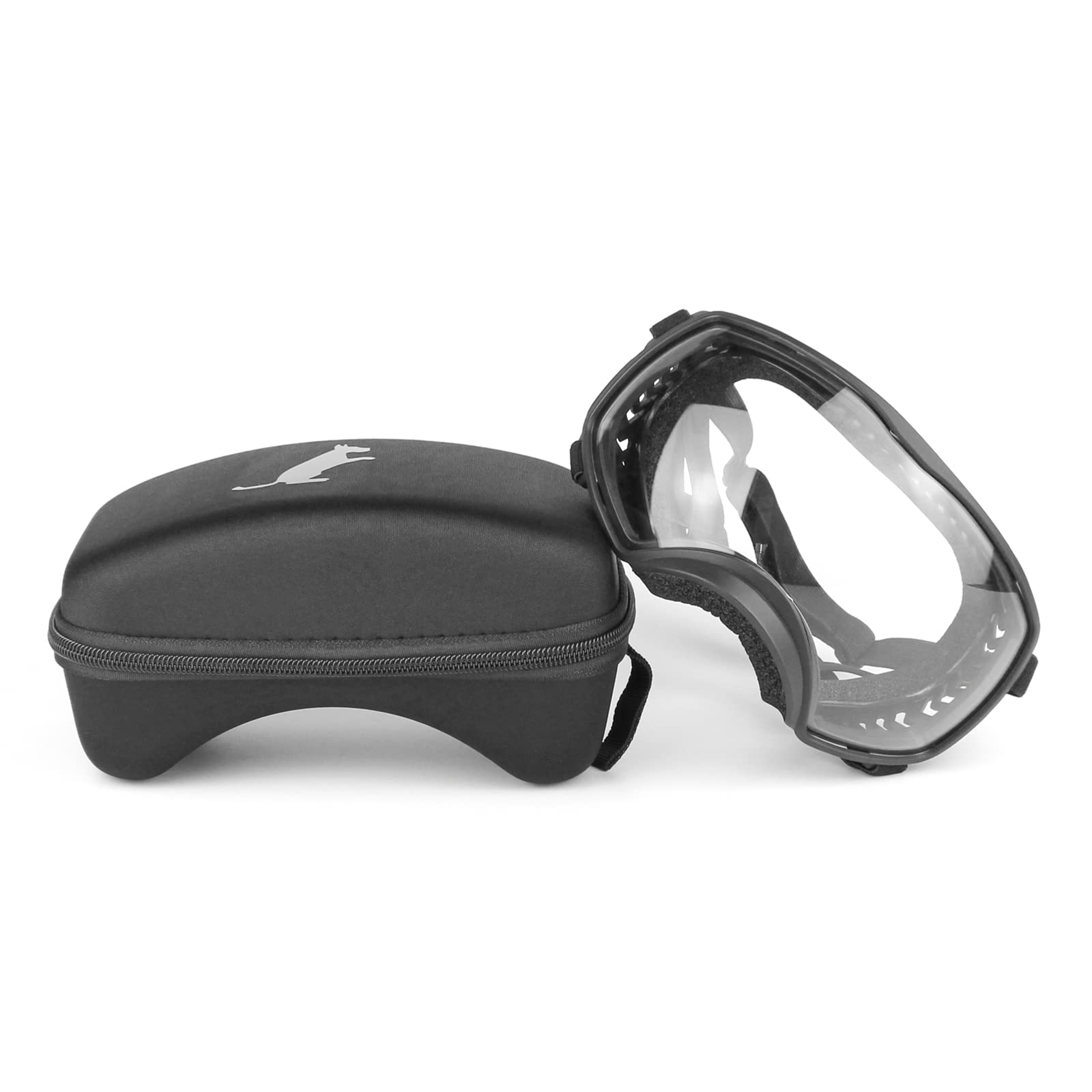 PETLESO gafas perro grande estuche duradero para transporte.