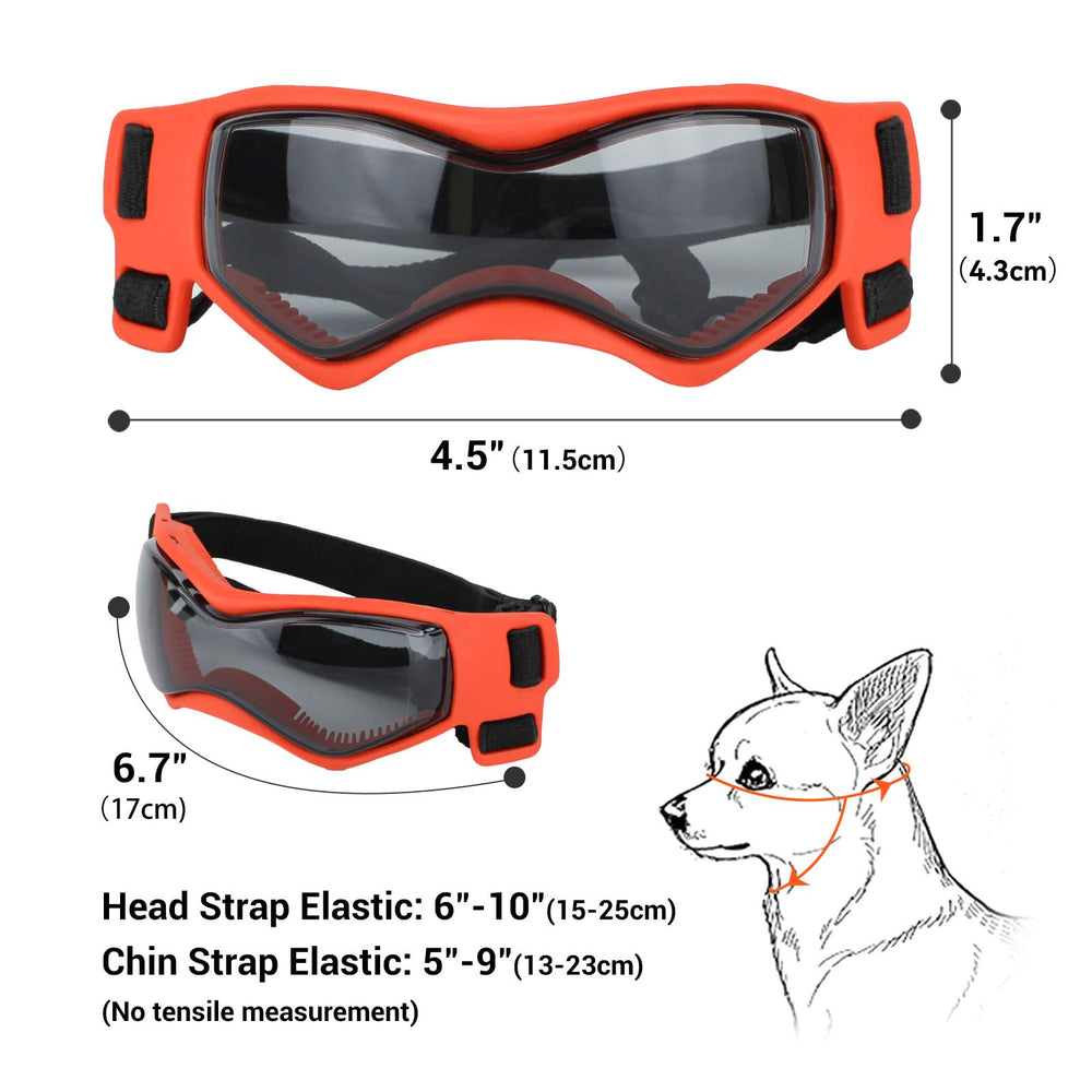 Sistema de ajuste de cabeza PETLESO, ideal para viajes con perros pequeños.