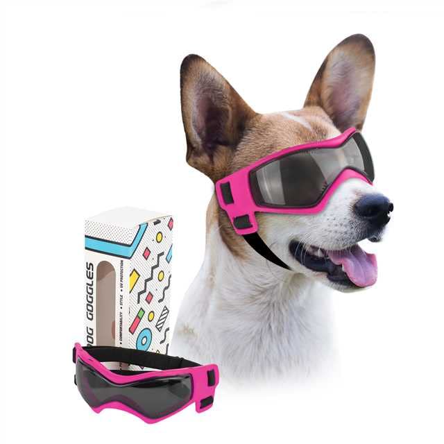 Gafas PETLESO para perro de tamaño pequeño, uso exterior seguro.
