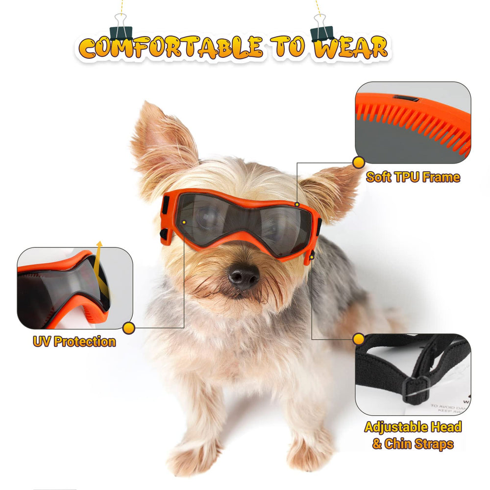 PETLESO lunettes chien armature douce ventilée, confort tout au long des sorties