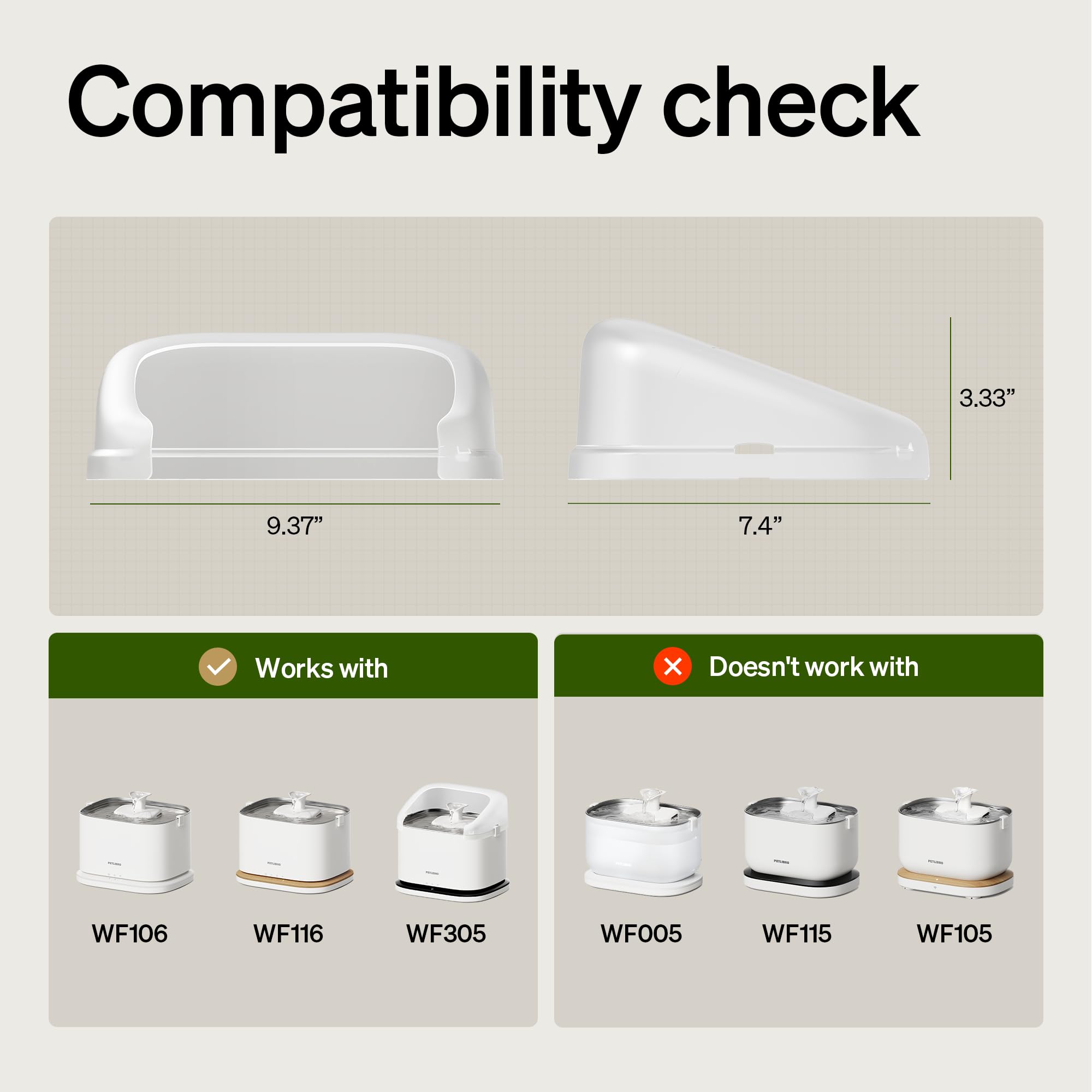 PETLIBRO compatibilidad con modelos Dockstream 3L confirma ajuste seguro.