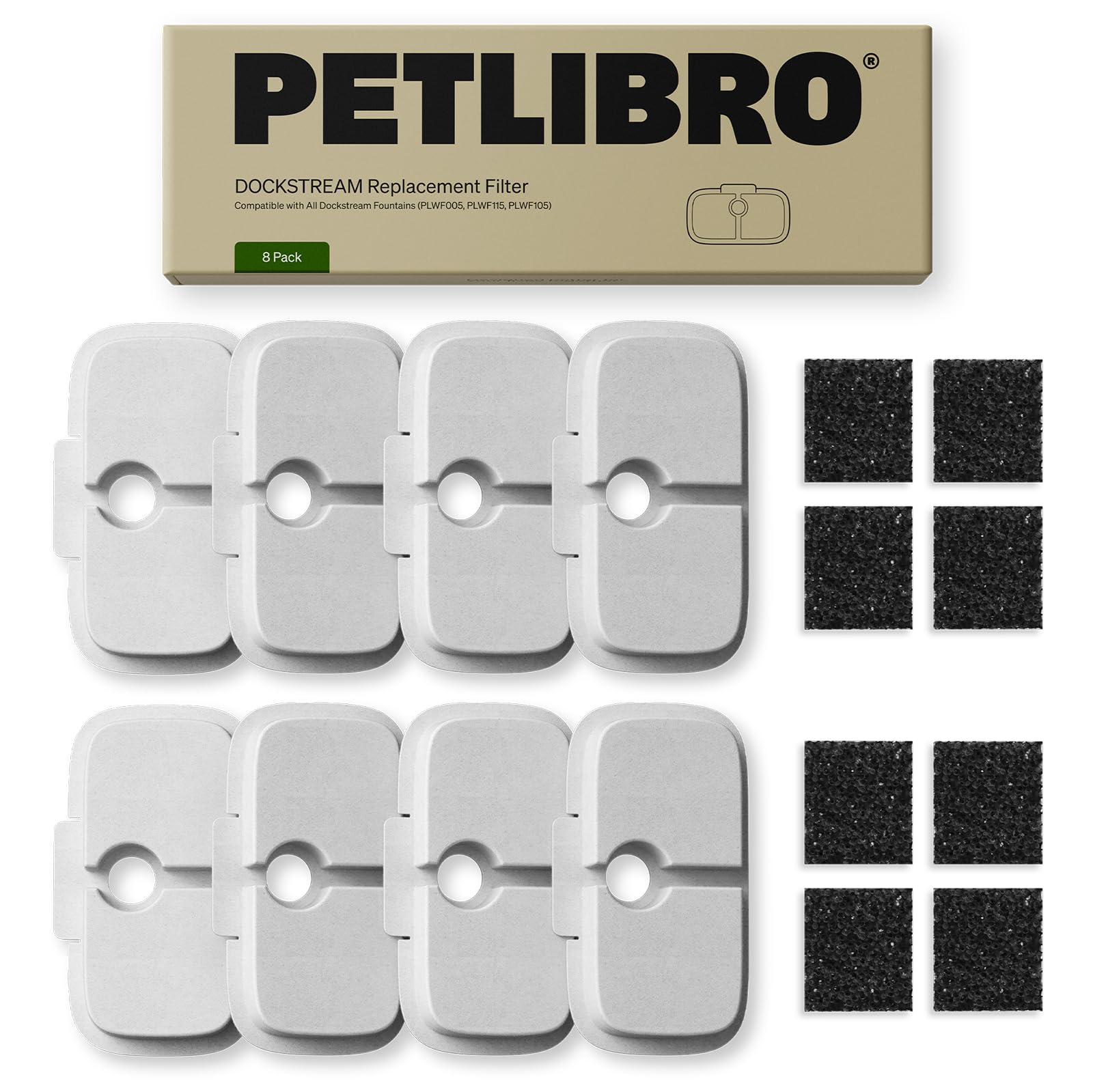 PETLIBRO filtro repuesto para fuente de gato, agua más limpia.