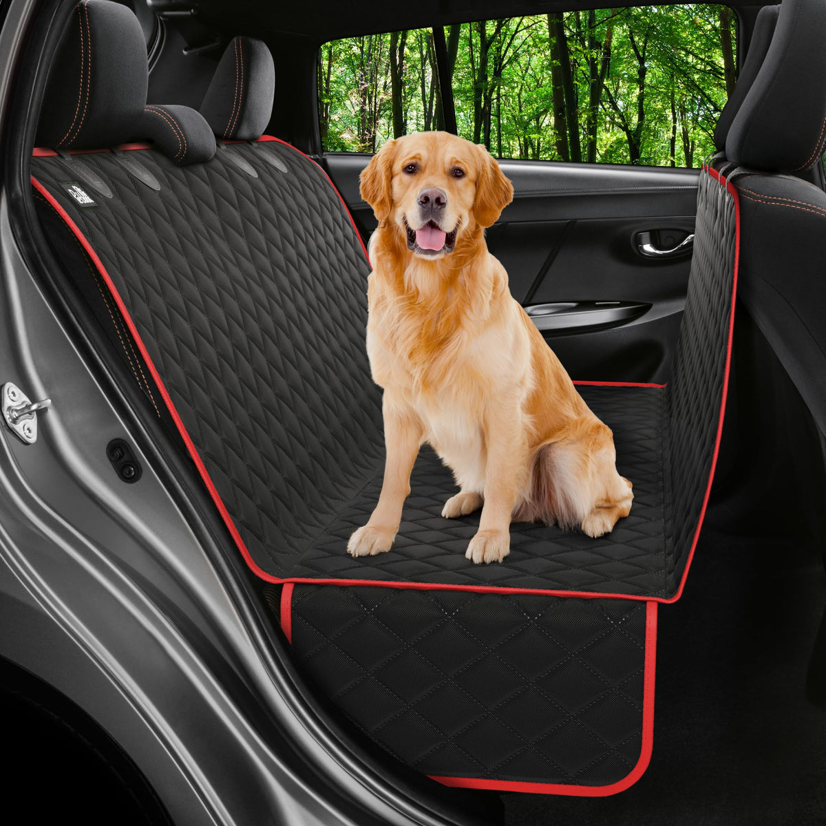 Petloox cumbre asientos para perros trasero impermeable, protege coche y combate manchas.