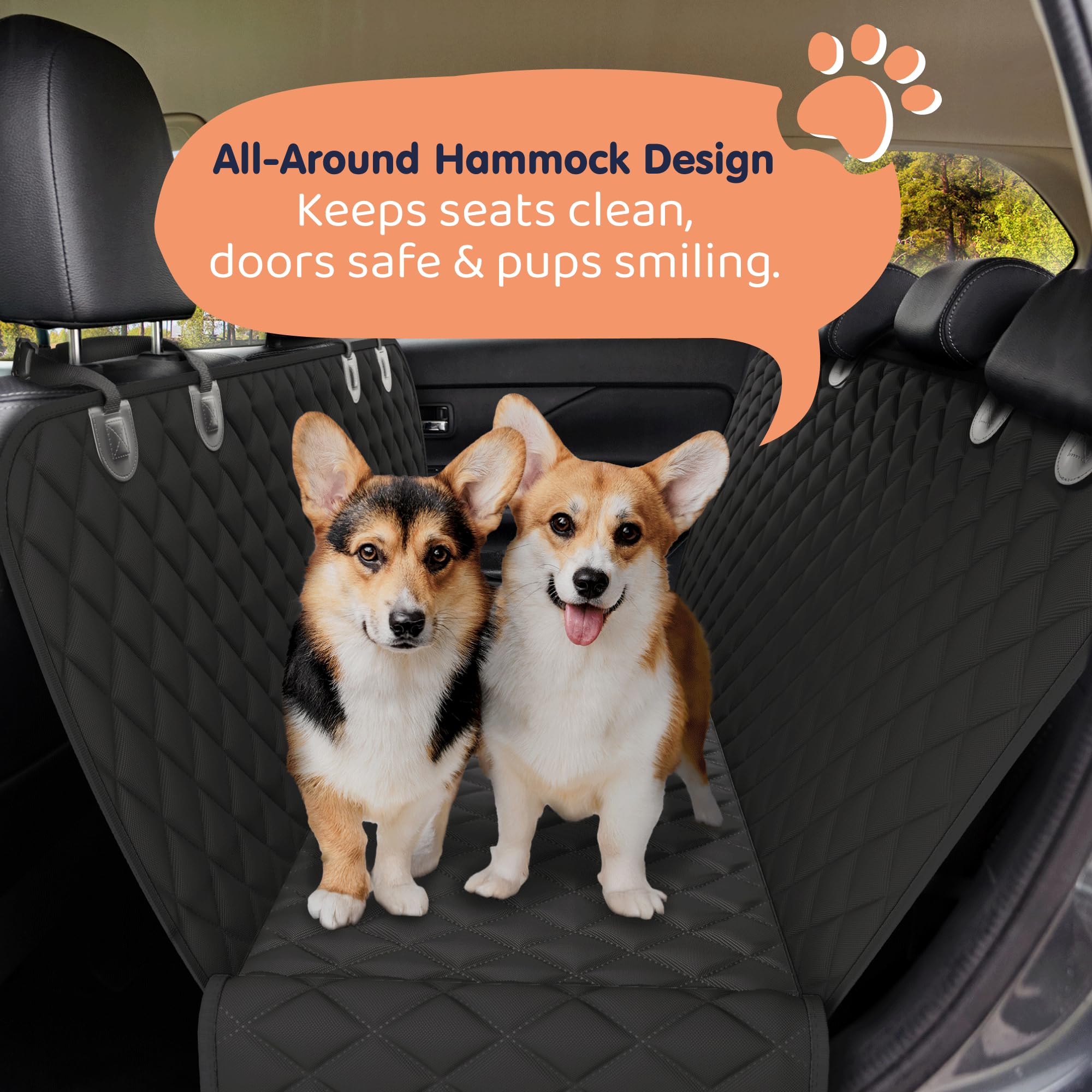 Petloox XL hamaca para perros, evita resbalones y mantiene al animal estable.