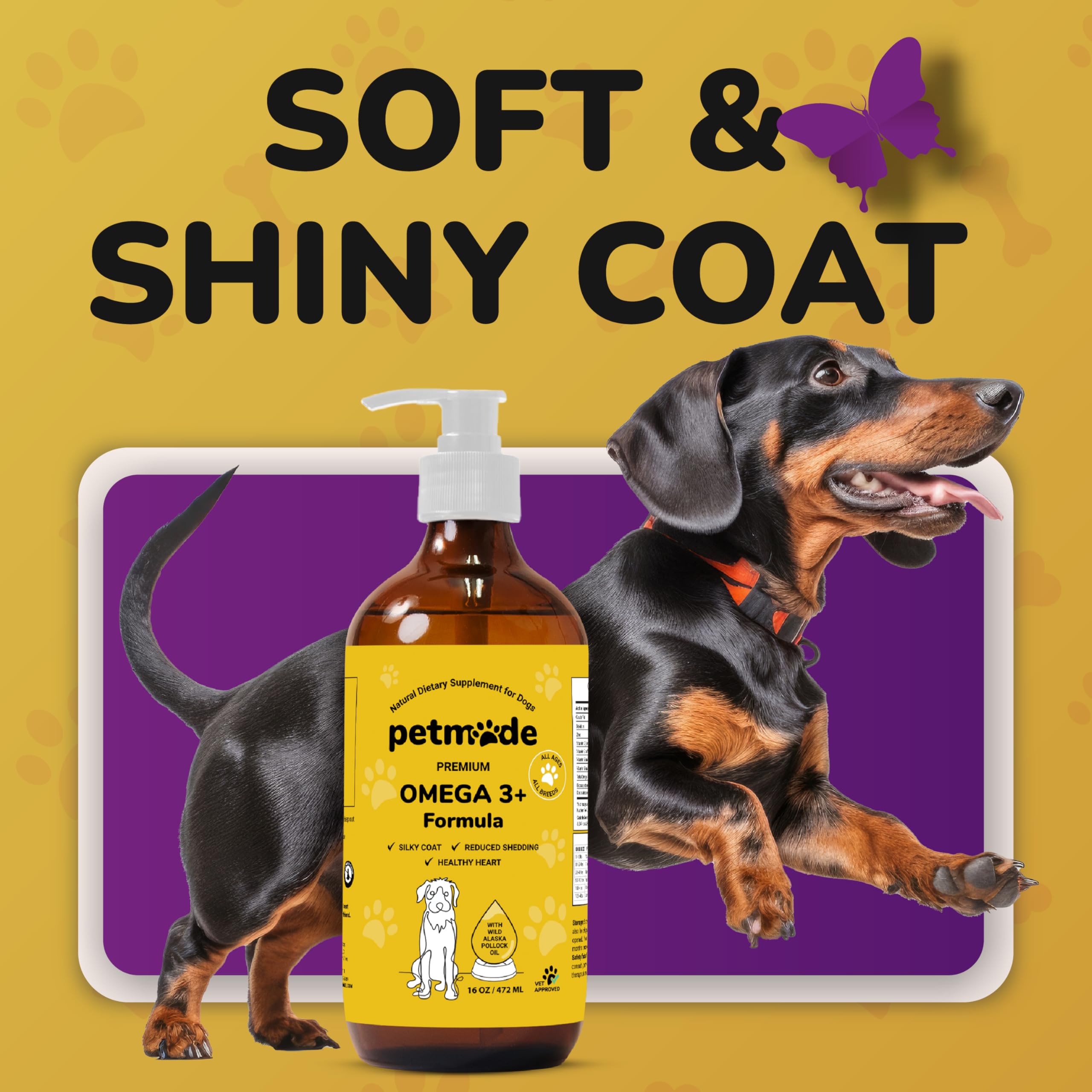 PETMADE Omega-3 piel sana y confort diario para perros