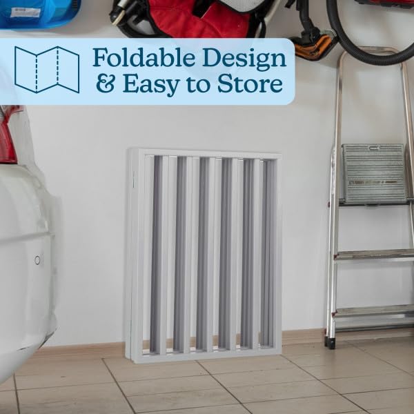 PETMAKER barrera para puertas de 45–60 pulgadas, ideal para apertura amplia