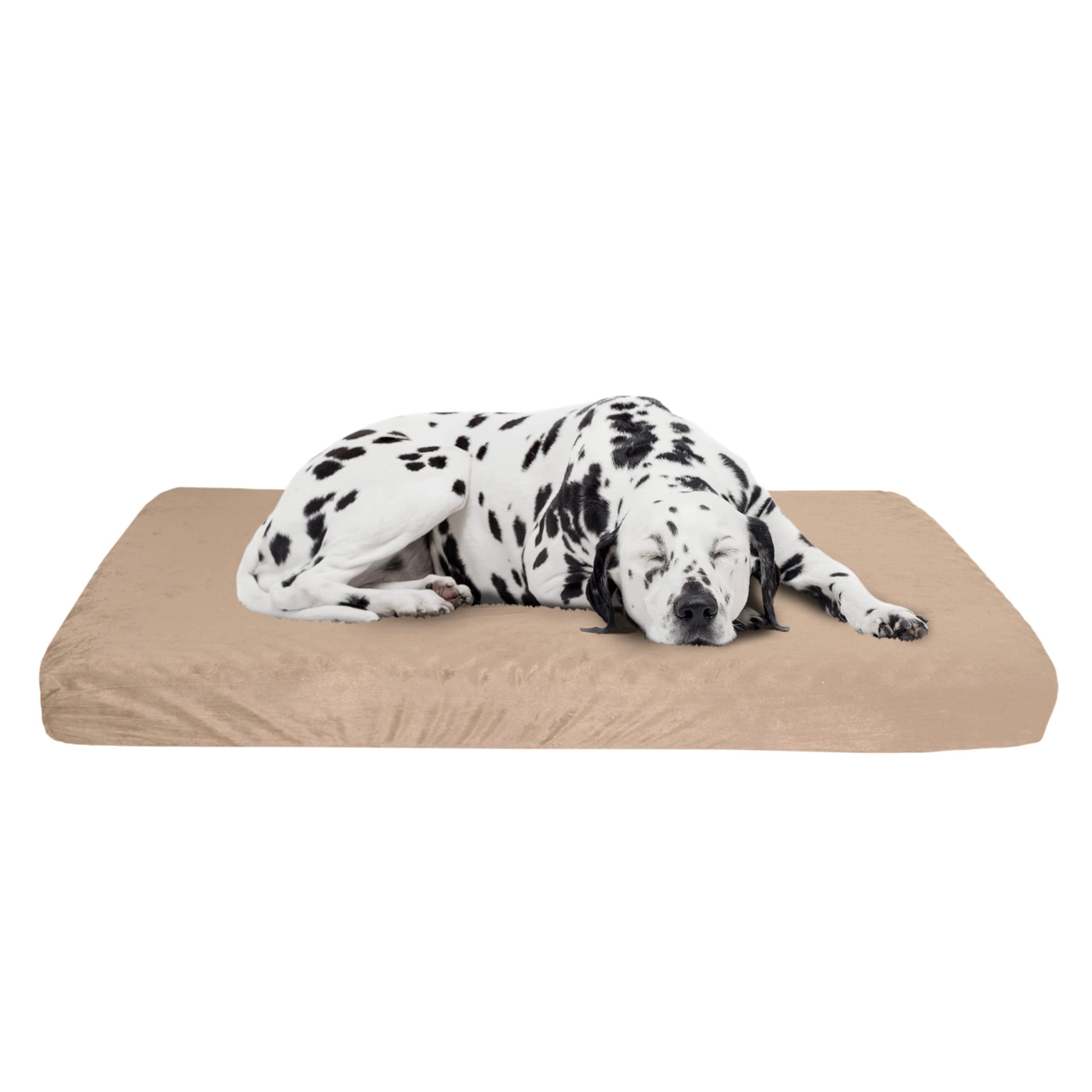 PETMAKER cama ortopédica para perros con espuma de memoria de dos capas.