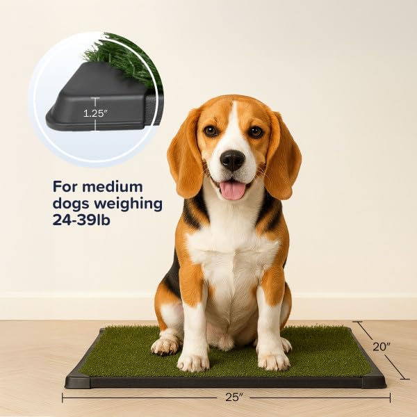 PETMAKER tapete pipi lavable, césped sintético para uso en balcones y patios