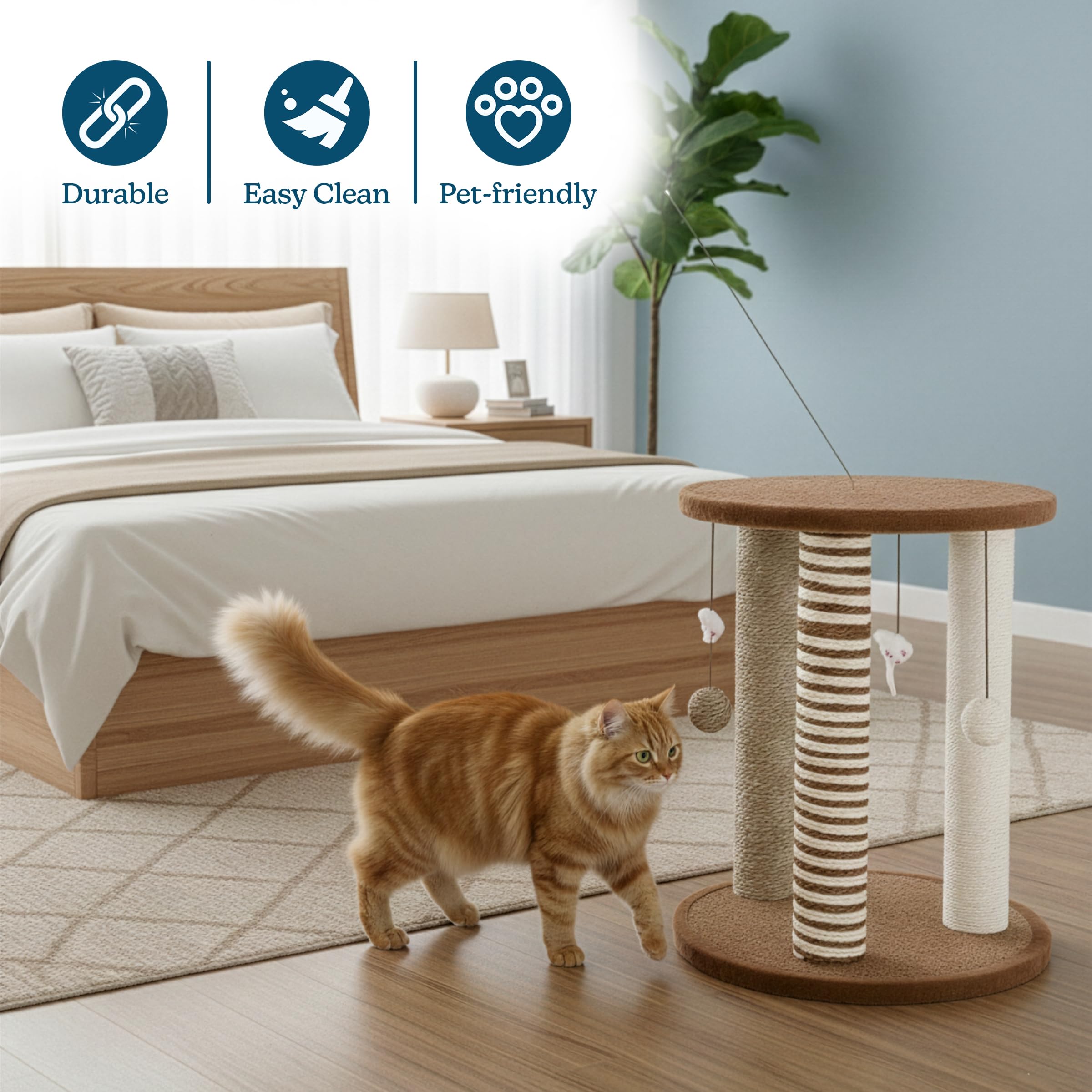 PETMAKER diseño compacto en colores neutros se integra con la decoración.