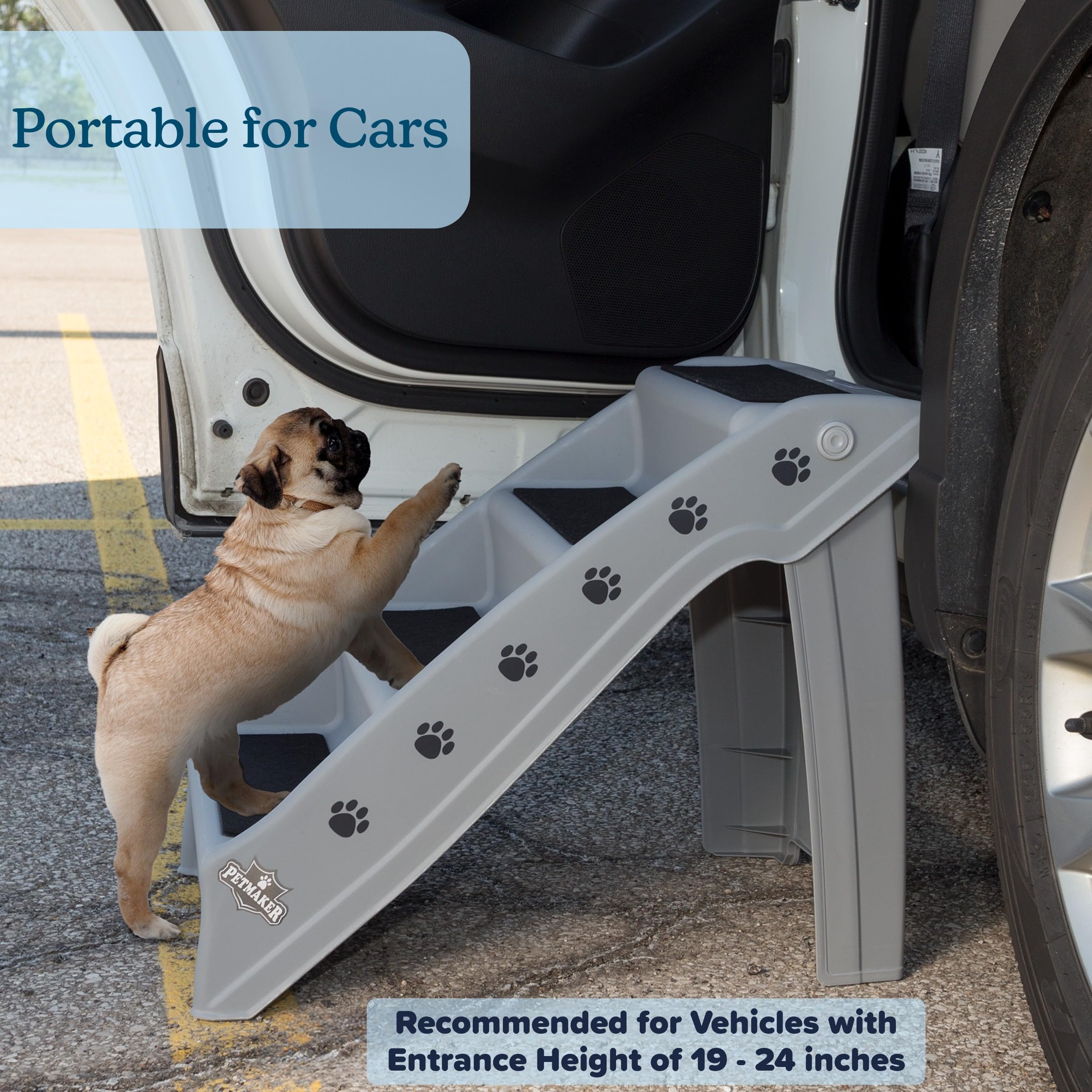 PETMAKER escalera para perros construcción resistente para interior o exterior