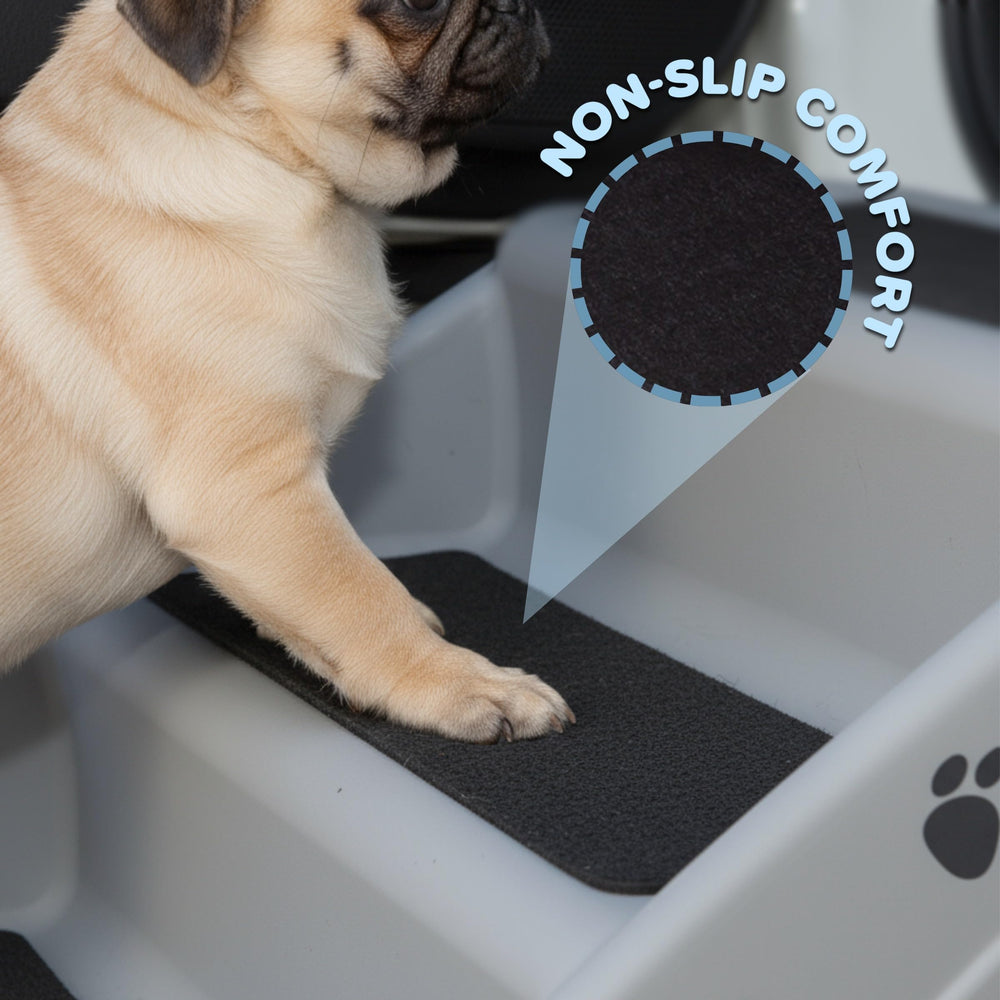 PETMAKER escalera para perros dimensiones abiertas adecuadas para camas