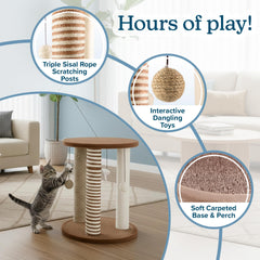 PETMAKER juguetes colgantes: estimulan instintos de caza y juego del gato.