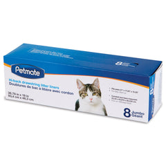 Petmate bolsas con cordón para arenero Hi-Back, cierre rápido para desechar todo el contenido.