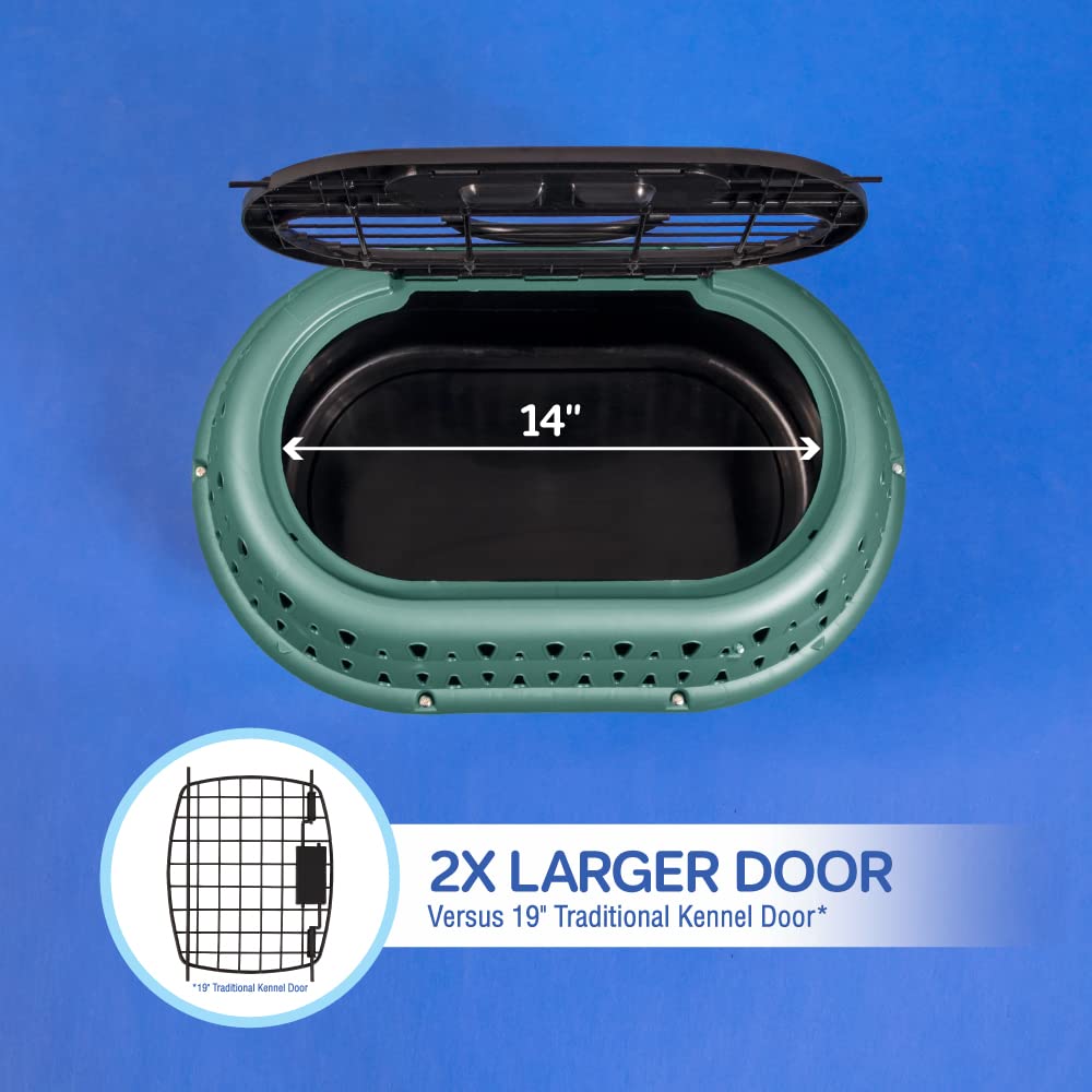 Petmate carcasa plastica duradera protege durante el transporte