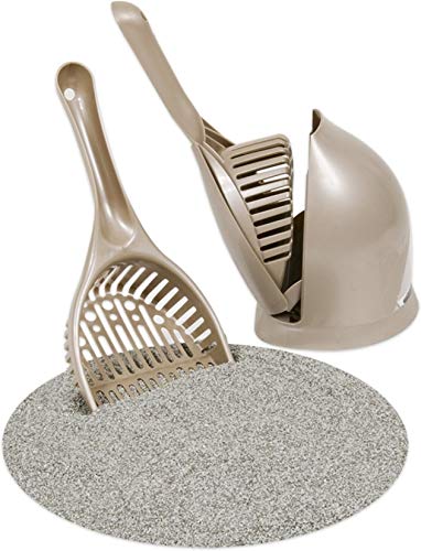 Petmate Scoop N' Hide con apertura abatible para acceso rápido al cazo