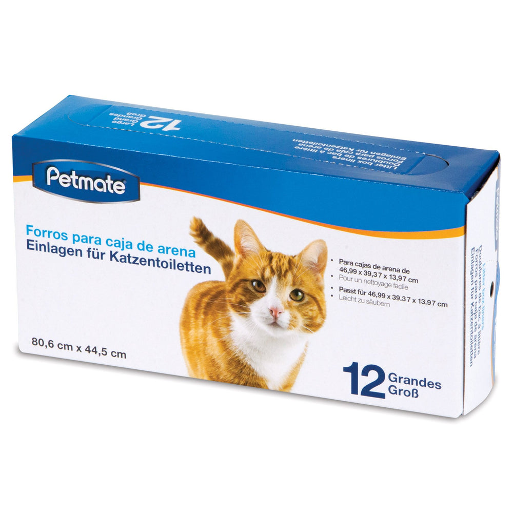 Petmate forro para bandeja de arena, levantando para desechar facilita la limpieza diaria