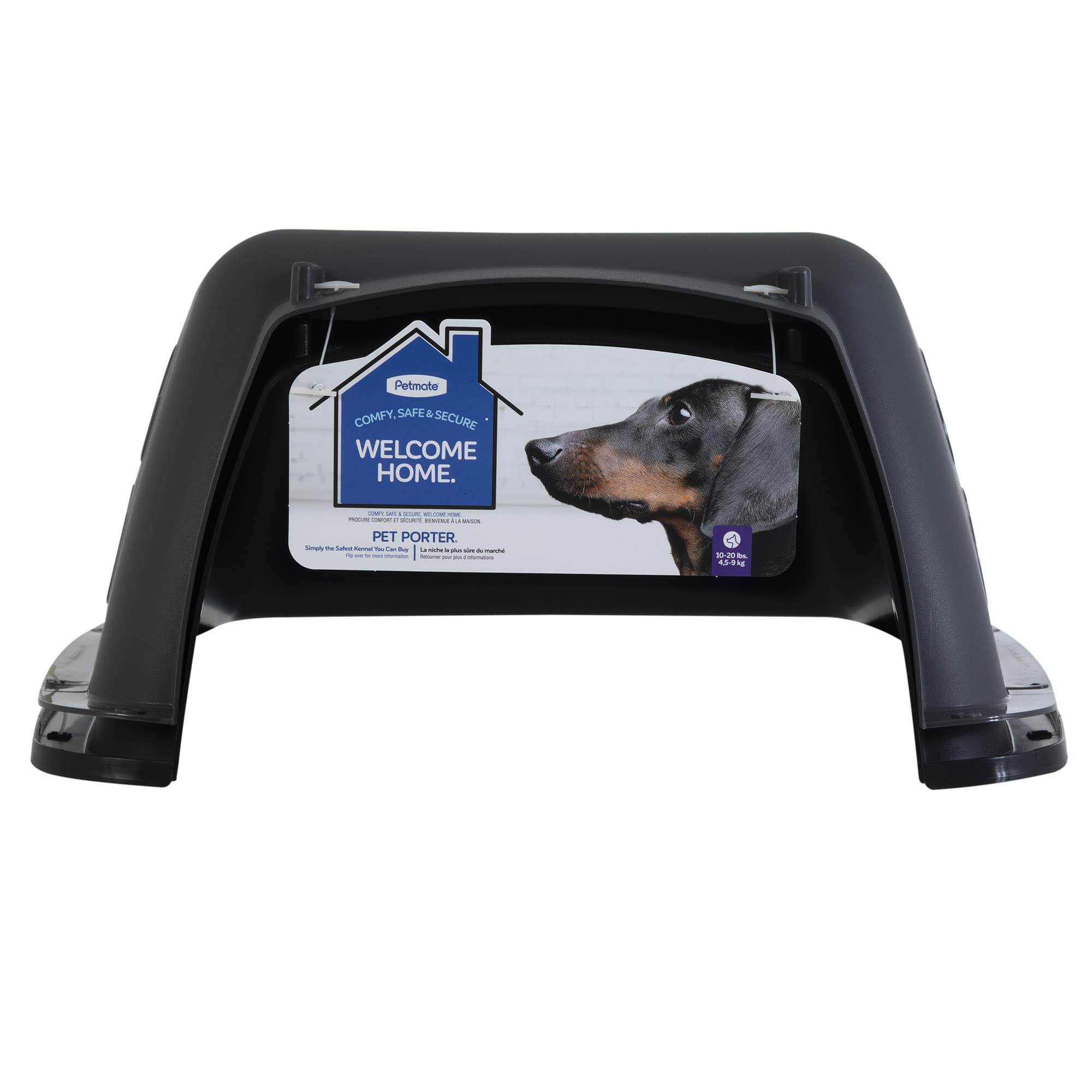 Petmate Pet Porter jaula para perro, almacenamiento integrado para identificación adicional