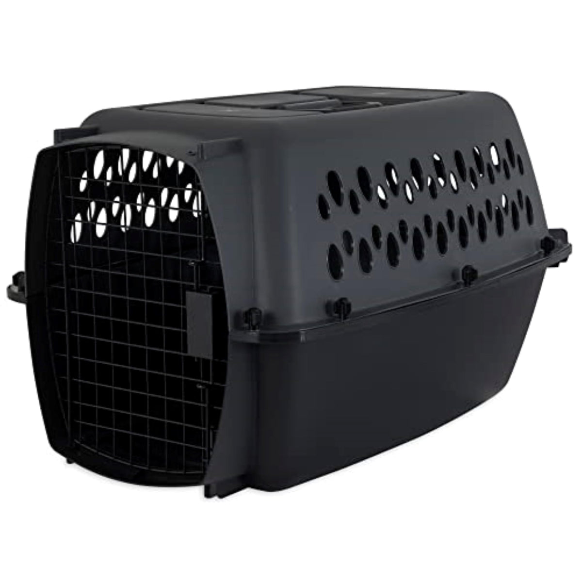 Petmate Pet Porter jaula para perro de 24 pulgadas, vista frontal, ideal para viajes seguros