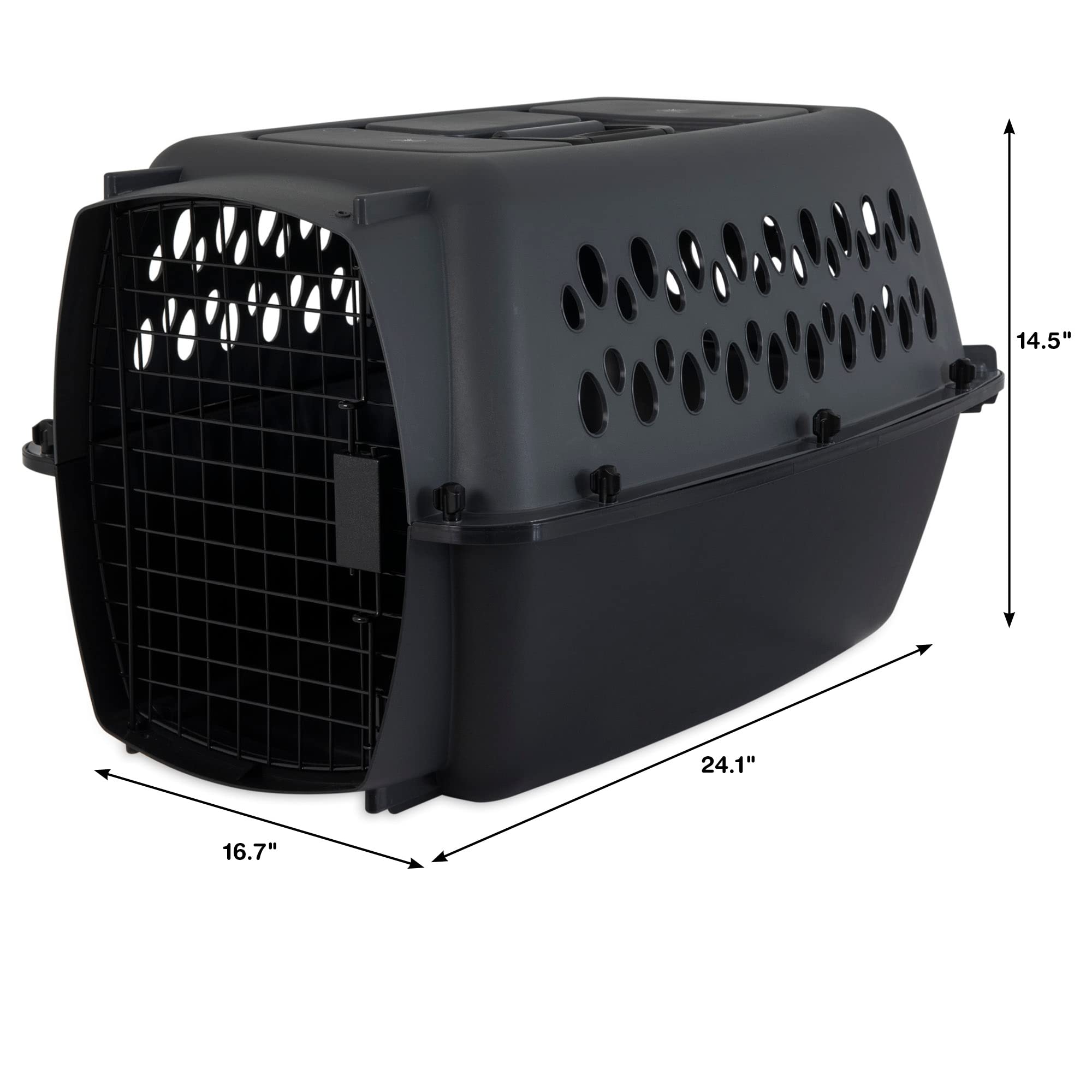 Petmate Pet Porter jaula para perro, ventilación en cuatro lados para mayor comodidad