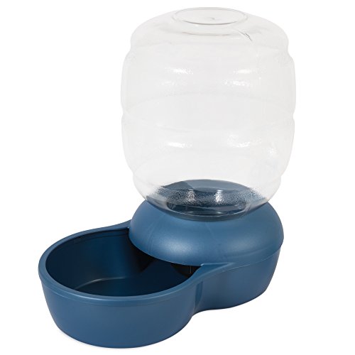 Petmate Replendish filtro de carbón instalado mantiene agua fresca.