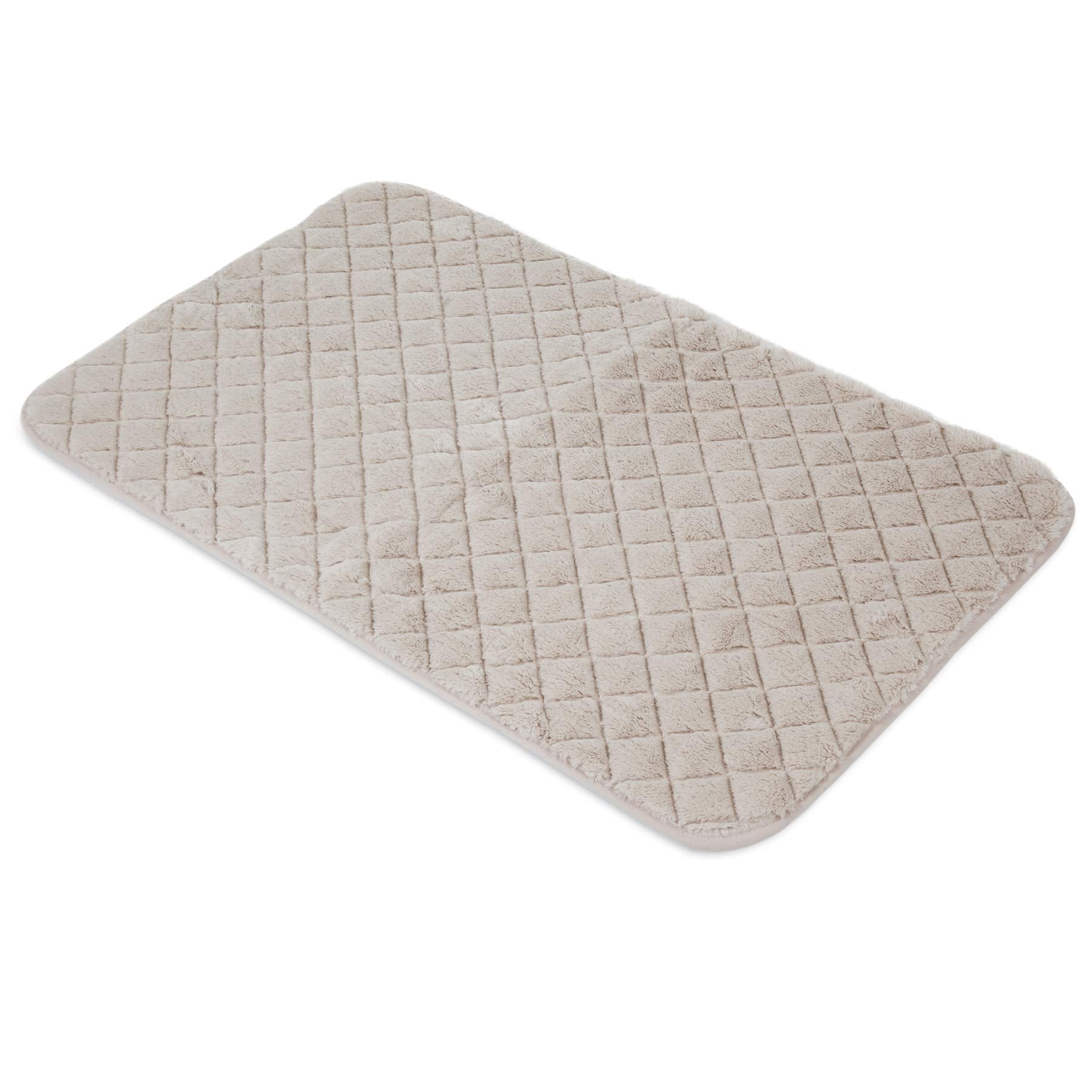 Petmate SNOOZZY Cream 41x26: alfombra acolchada para jaula, cómoda y cálida.