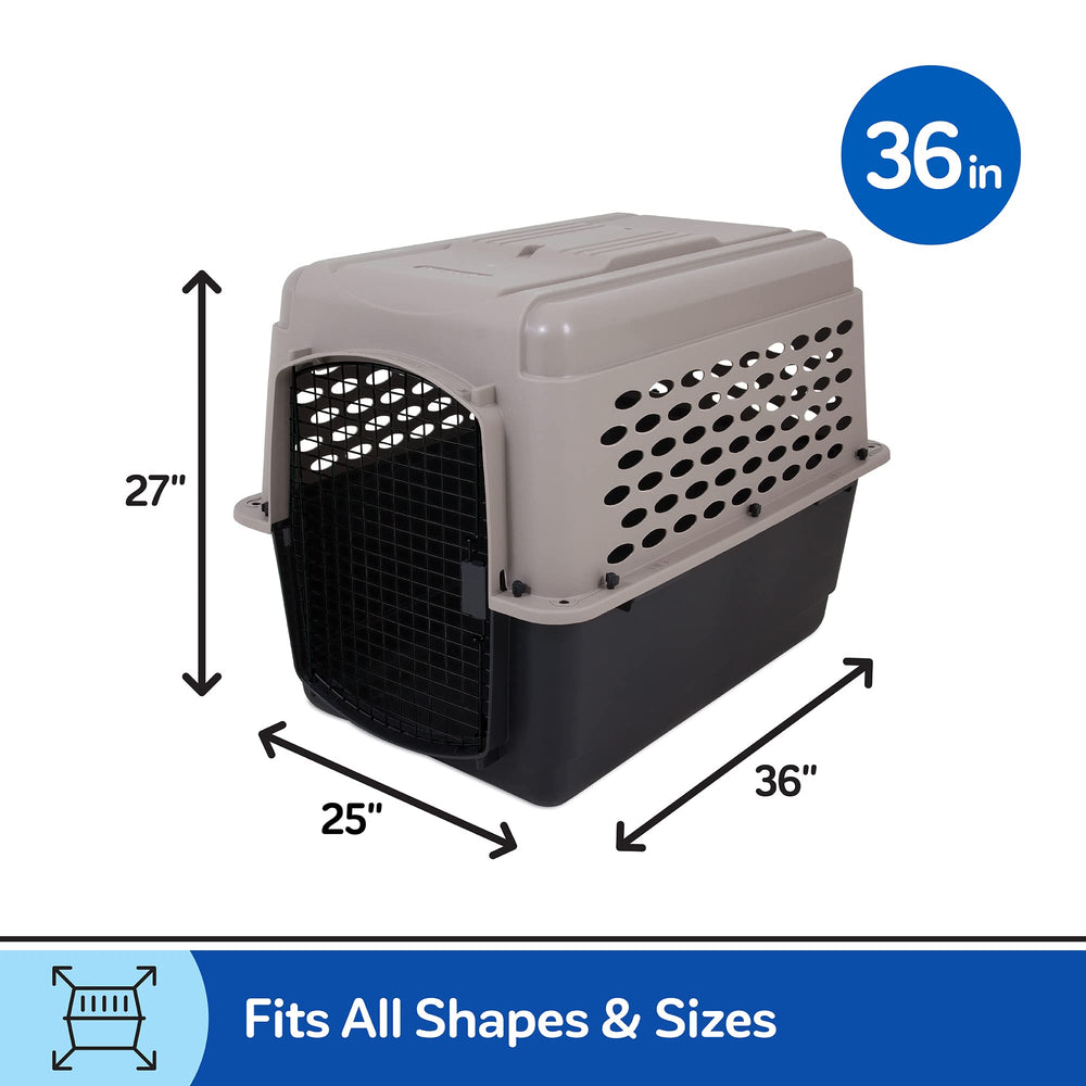Petmate Vari Dog Kennel, diseño duradero para uso diario y viajes.