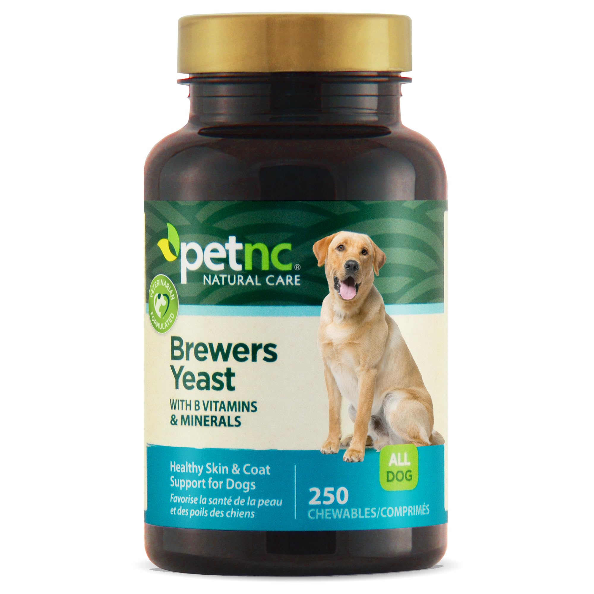 PetNC Natural Care comprimidos de levadura de cerveza para perro, apoyo al pelaje.