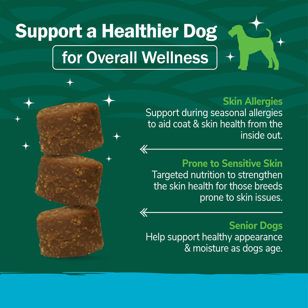 PetNC omega-3 DHA y EPA para perros, apoyo suave a la piel