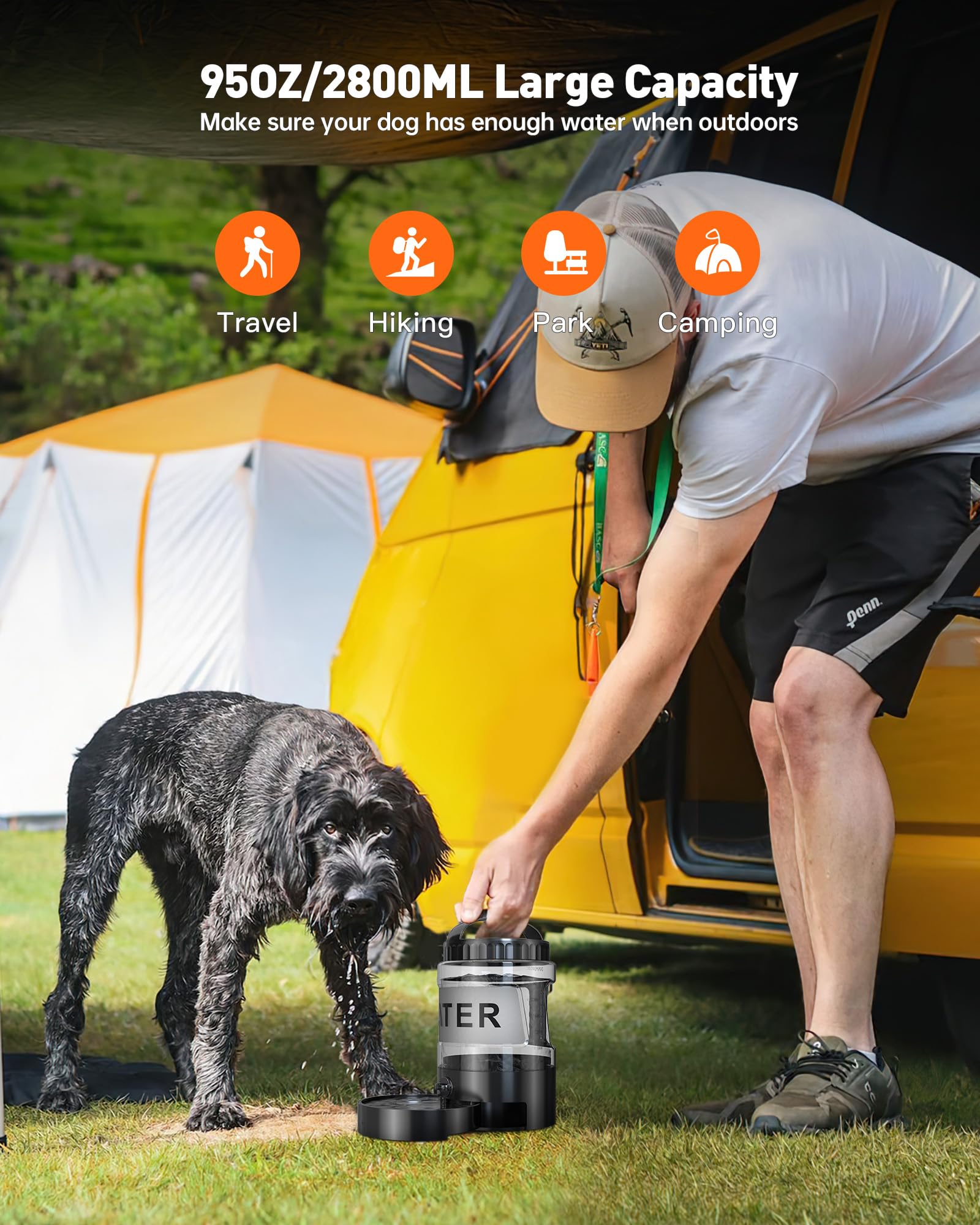 PETNF sistema anti fugas con control de una mano para actividades al aire libre