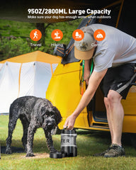 PETNF sistema anti fugas con control de una mano para actividades al aire libre