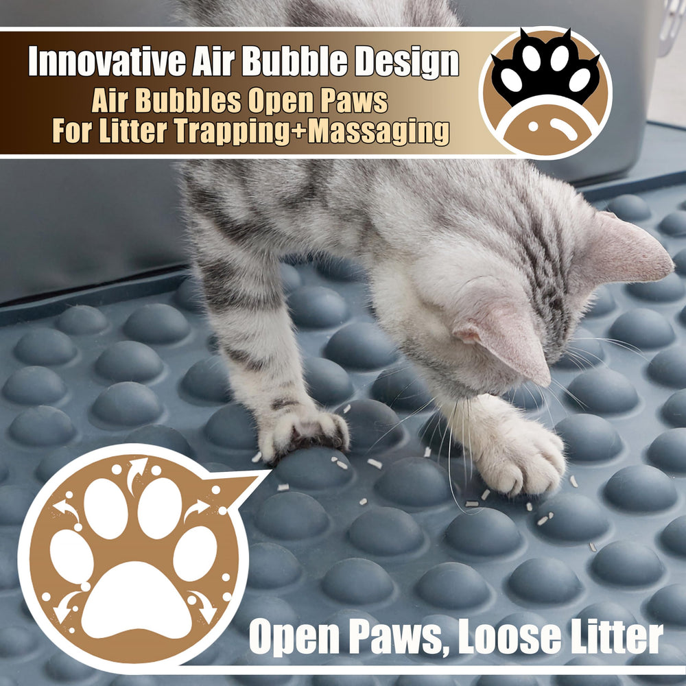 PetPals textura-huevo, facilita la limpieza de las patas tras salir