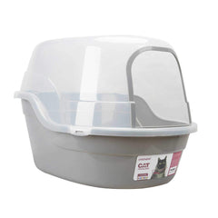Petphabet caja de arena jumbo para gatos, ideal para hogares con varios felinos.