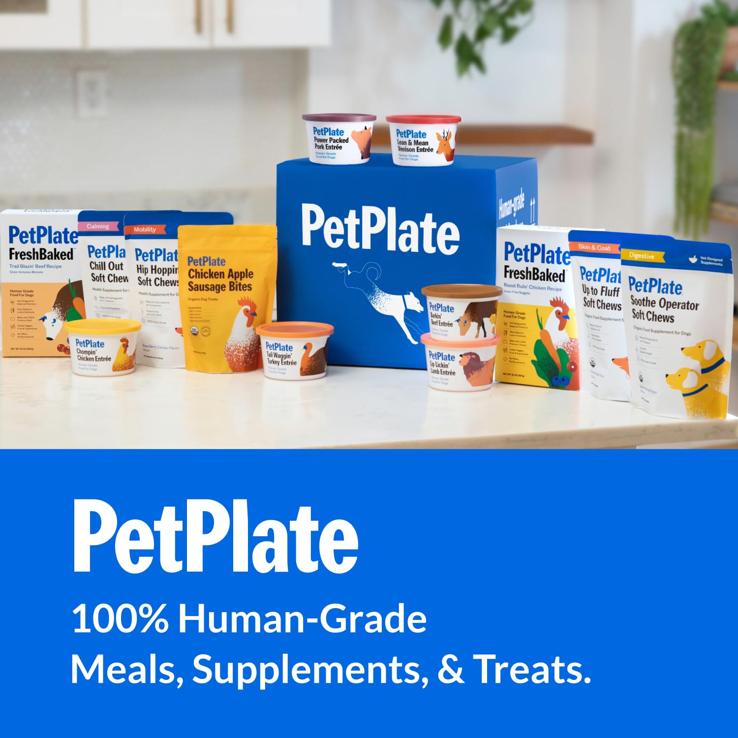 PetPlate ingredientes reales y orgánicos, opción premium para premiar.