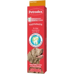 Petrodex pasta dental para perros frente al tubo facilita la aplicación diaria