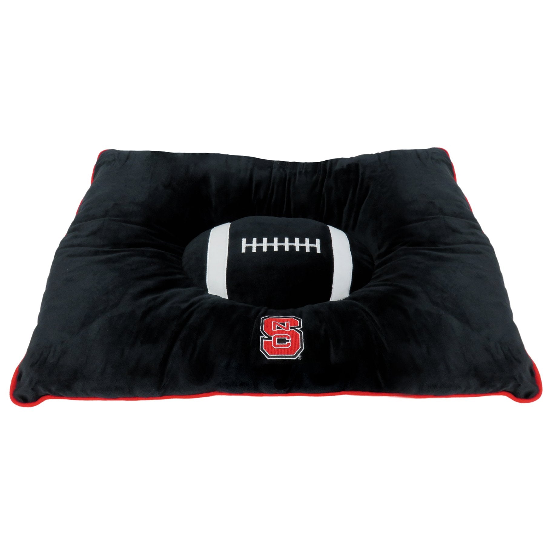 Cama para perros Pets First Wolfpack licenciada, relleno suave para comodidad duradera.