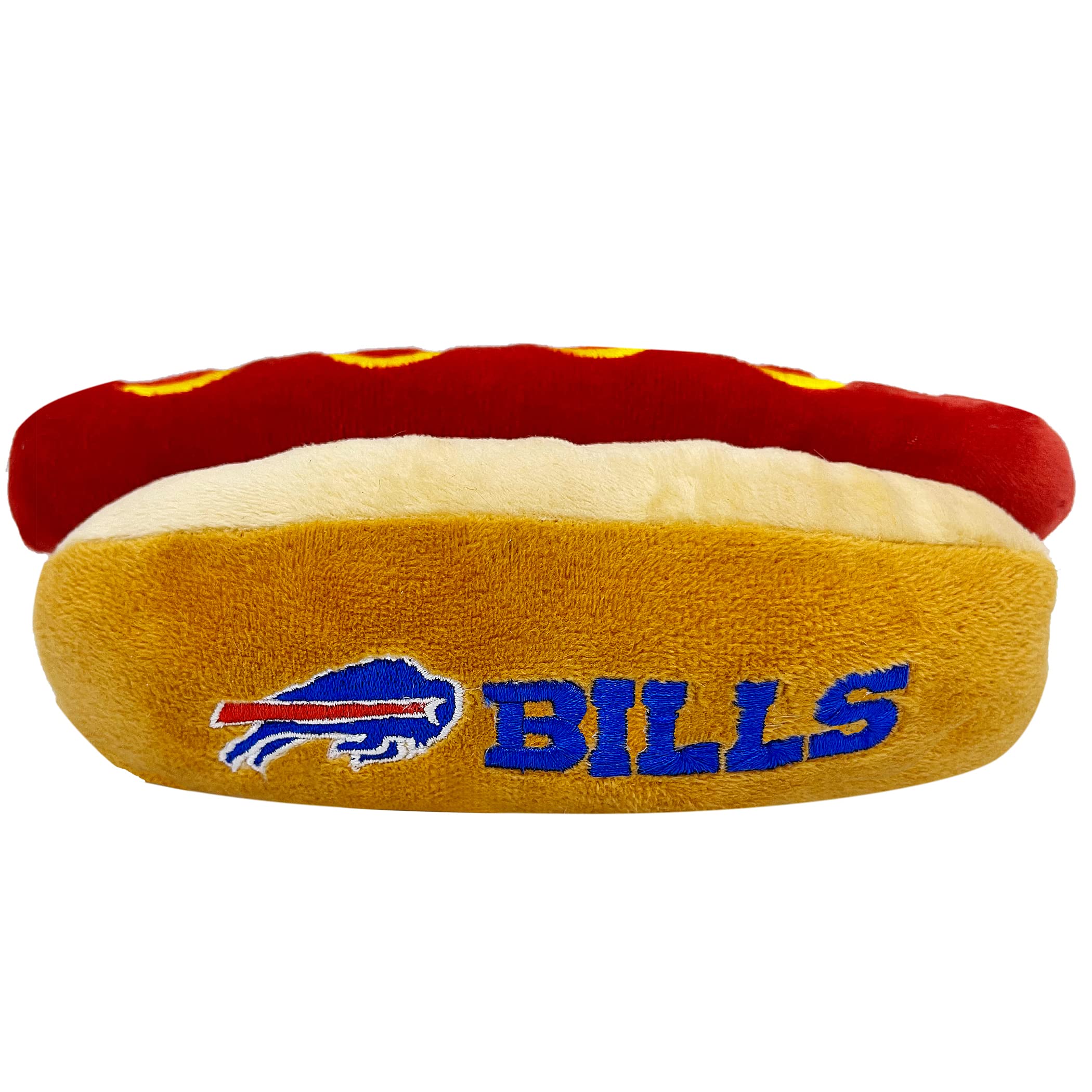 Pets First peluche NFL Buffalo Bills con sonajero, perfecto para morder y entrenamiento ligero