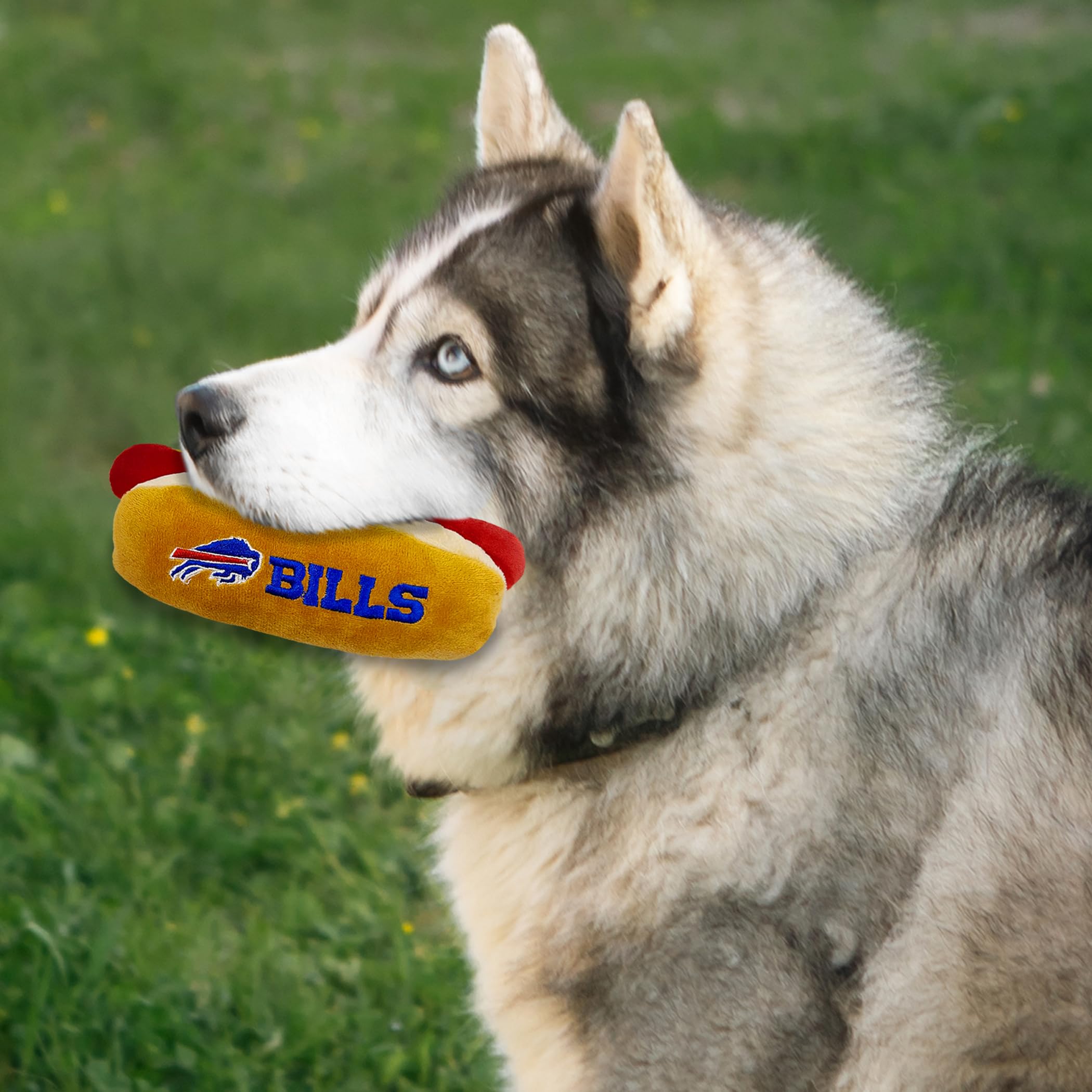 Pets First peluche temático NFL, regalo divertido para fans de Bills durante el partido