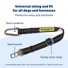 PetSafe, longitud ajustable 15-22 pulgadas, permite movimiento cómodo del perro.