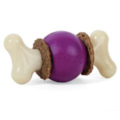 PetSafe Bouncy Bone: hueso nylon para masticar, entretenimiento seguro.