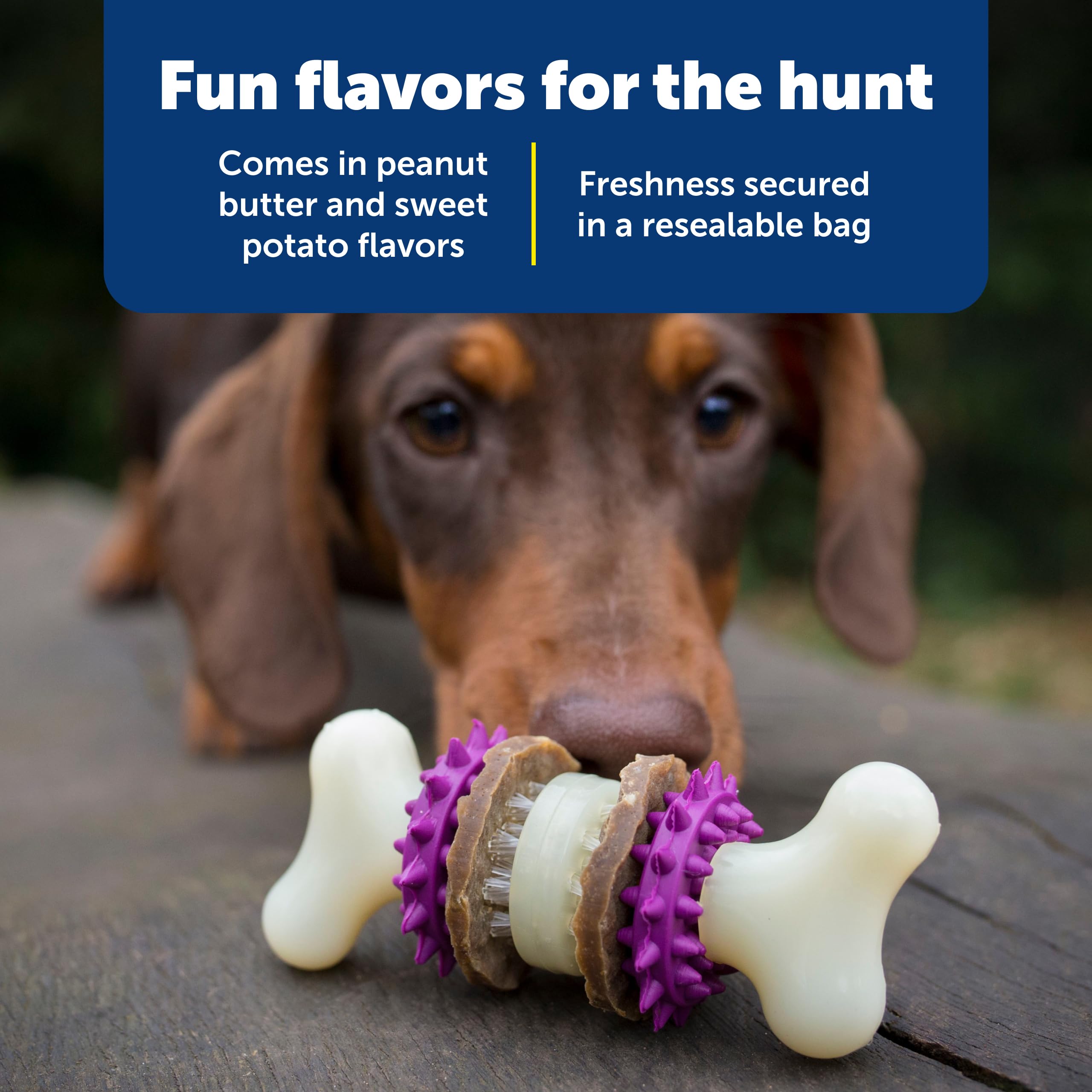 PetSafe Busy Buddy: bolsa con cierre para mantener la frescura entre sesiones.